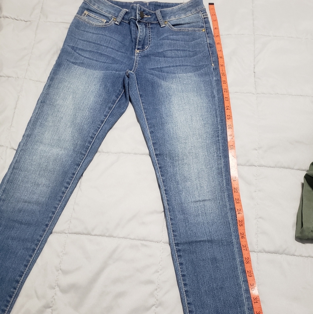 Cashe Vintage Lace Up Skinny Jeans - Picture 7 of 8